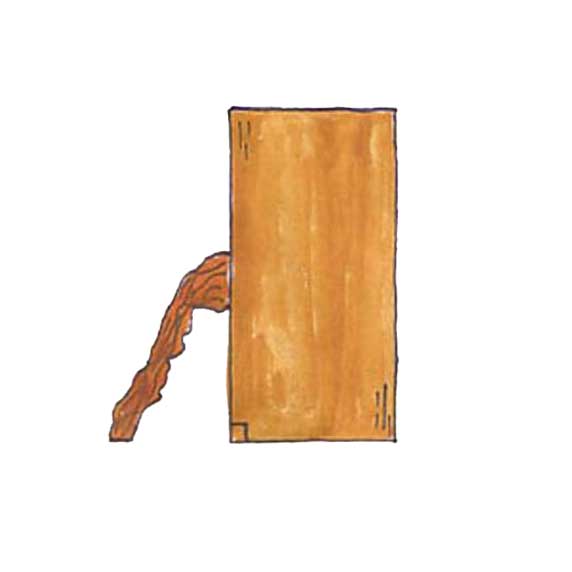 tabouret chêne